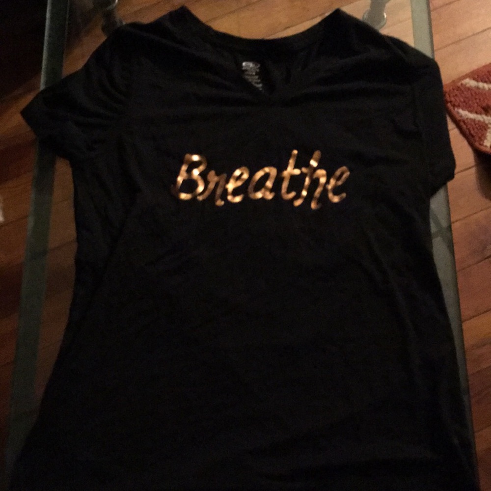 Woman’s black T-shirt